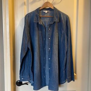 NWT Old Navy Denim Shirt XXL